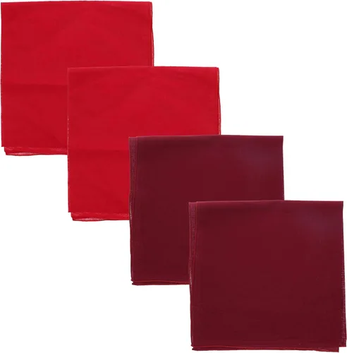 Vista 7 de Bandana de color sólido, juego de 4