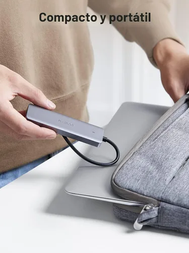Vista 9 de UGREEN Hub USB C a USB A con 4 USB 3.0 para Laptop, MacBook Pro/Air, Mac mini M4, iMac, iPad Pro, Chromebook, Dell XPS, Galaxy S23 y Más, 0.5FT