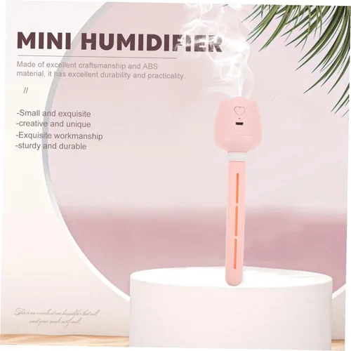 Vista 7 de Mini humidificador USB portátil para viajes, coche, oficina, humectador de aire silencioso, compacto y ligero, difusor de aire frío, carga USB