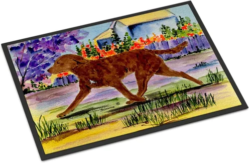 Vista 123 de Caroline's Treasures SS8220MAT - Felpudo afgano de 18 x 27 pulgadas, para interiores y exteriores, para entrada, antideslizante, lavable, de pelo