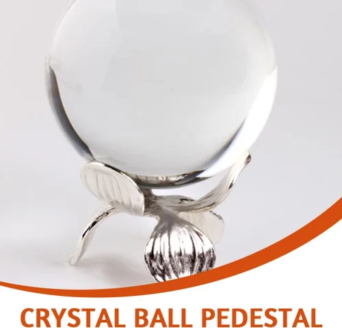 Vista 5 de FOMIYES 2 unids tetera base base base de cristal base esfera soporte de bola de cristal de metal soporte de exhibición de esfera soporte de bola