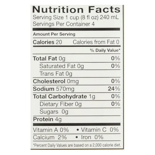 Vista 2 de Pacific Natural Foods Caldo - Carne de res - Caja de 12 - 32 onzas líquidas