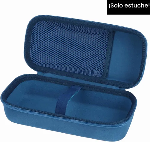 Vista 2 de Lebakort Estuche de almacenamiento compatible con altavoz Anker Soundcore Boom 3i para exteriores (funda azul)