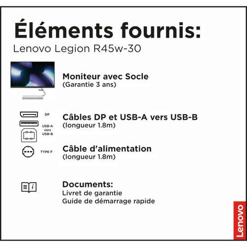 Vista 10 de Monitor Lenovo 67B1GAC3EU 44,5" 4K Ultra HD
