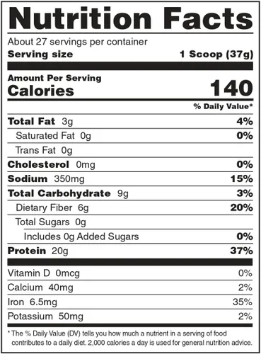 Vista 6 de Myprotein - MYVEGAN Polvo aislado de proteína de guisante - Aminoácidos naturales a base de plantas - Sin gluten y azúcar, vegano - Pan de plátano