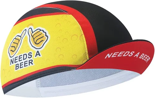 Vista 7 de Gorra de ciclismo de cerveza, casco retro para ciclismo, forro transpirable y absorción de sudor B1