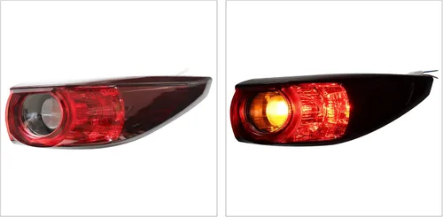 Vista 6 de Conjunto de luz trasera exterior, KB8A-51-150F, para Mazda CX-5 2017-2021 (luces traseras para conductor + pasajero)