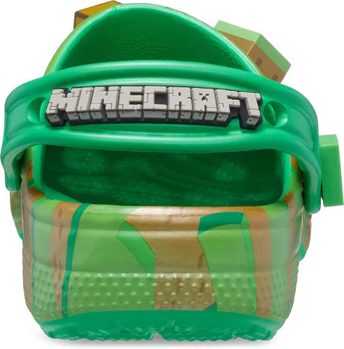 Vista 2 de Crocs Zuecos clásicos unisex de Minecraft para niños