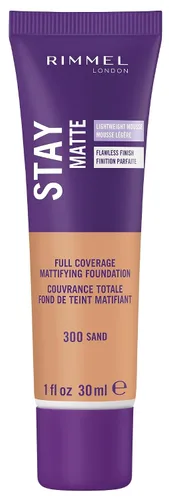 Vista 2 de 3 x Rimmel London Stay Matte - Base líquida mousse mate 30ml - 201 Beige clásico