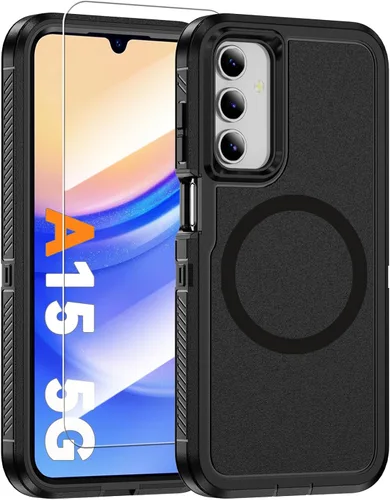 Vista 32 de Funda magnética para Samsung Galaxy S24+ Plus compatible con carga Magsafe [protector de pantalla de vidrio]