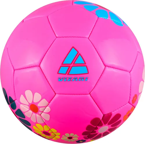 Vista 11 de Balón de fútbol Vizari con flores