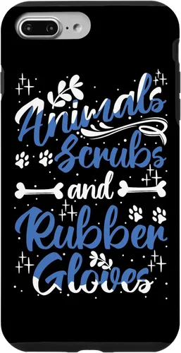 Vista 12 de Funda para iPhone 12 mini animales exfoliantes guantes de goma para asistente veterinario