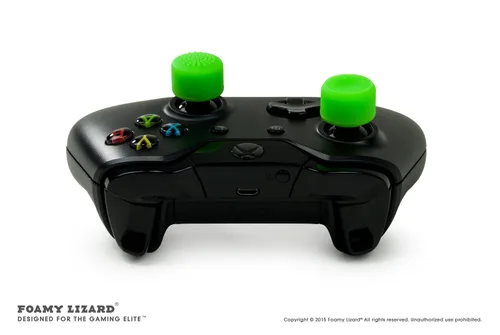 Vista 3 de AceShot Thumb Grips (8pc) for Xbox One (Series X, S) & Steamdeck by Foamy Lizard Sweat Free 100% Silicone Precision Raised Antislip Rubber Analog