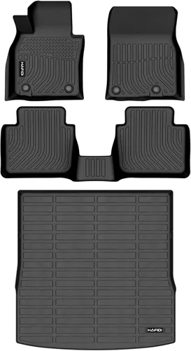 Vista 22 de HAFIDI® Juego de alfombrillas y forro de carga para Kia EV9 2024 2025 2026 (no apto para sillas de relajación), protección para todo tipo de clima