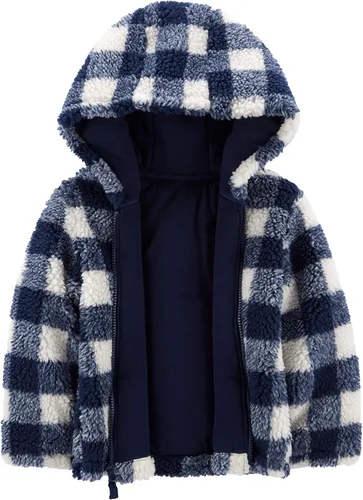 Vista 2 de Simple Joys by Carter's unisex-baby Hooded Sherpa Jacket