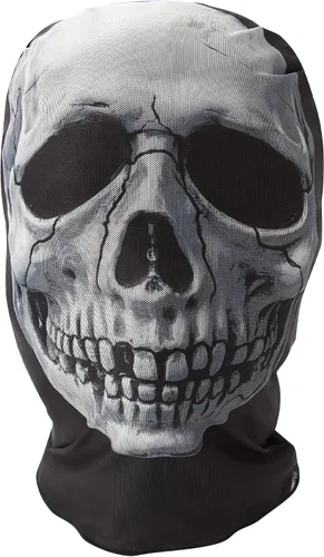 Vista 7 de Pañuelo de velo de elastano con estampado de calavera para fiestas de disfraces y disfraces