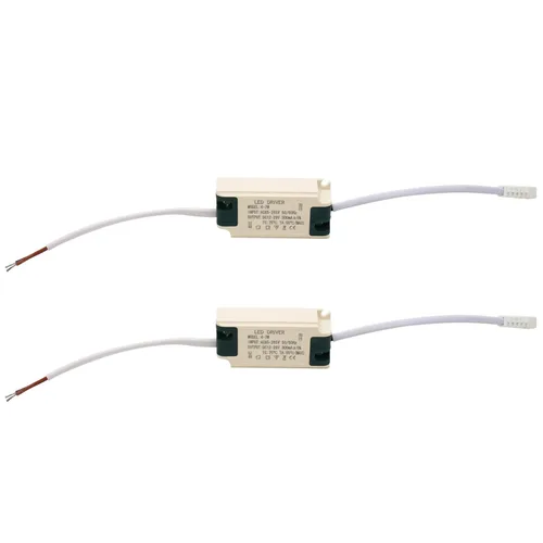 Vista 6 de Conductor LED de 3-5W, corriente constante 300mA AC 85-265V Salida 9-20V DC Conector hembra Rectificador Transformador Fuente de alimentación externa