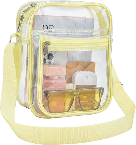Vista 20 de USPECLARE Clear Bag for Stadium Events Clear Messenger Bag for Men and Women