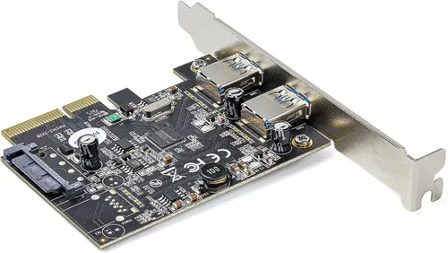 Vista 2 de StarTech Tarjeta PCIe USB de 2 puertos con 10Gbps/puerto - USB 3.2 Gen 2 Tipo-A PCI Express 3.0 x4 Tarjeta de expansión del controlador de host