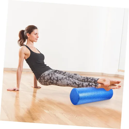 Vista 2 de Foam Yoga Roller High-Density Muscle Massage Column for Fitness Muscle Relaxation Household Yoga Supply for Body Awareness Postural Balance