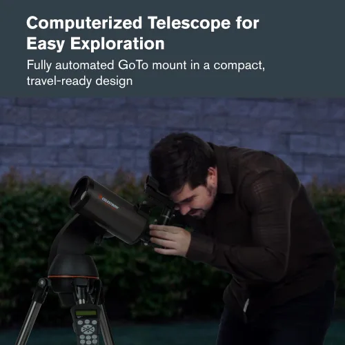 Vista 2 de Telescopio computarizado Celestron modelo NexStar 130 SLT