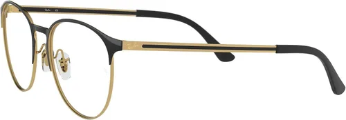 Vista 3 de Ray-Ban RX6375 - Marco redondo de metal para gafas graduadas