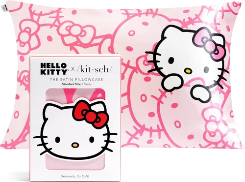 Vista 44 de Lisa Frank x Kitsch - Funda de almohada de satén con cremallera para cabello y piel, más suave que las fundas de almohada de seda, funda de almohada