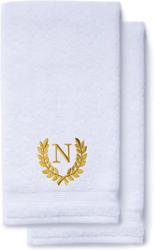 Vista 136 de Toallas de mano decorativas y con monograma para baño, cocina, maquillaje Regalo personalizado para boda-nupcial Toalla turca de lujo