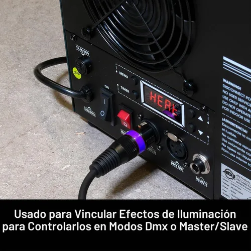 Vista 2 de adj Productos AC3PDMX100 es un cable DMX verdadero de 100 pies para equipos de iluminación
