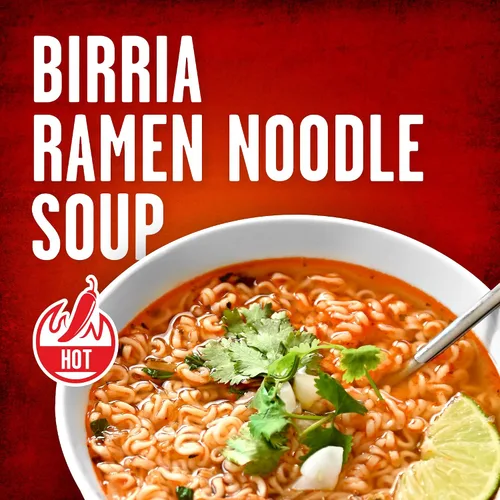 Vista 3 de Tapatío - Sopa de fideos Ramen, sabor a Birria, vaso apto para microondas, 2.29 onzas (2.29 oz), paquete de 6