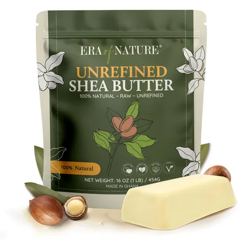Vista 15 de Era of Nature Manteca de Cacao Cruda – 100% Pura y Sin Refinar, Cacao Prensado en Frío – Para Cuidado de la Piel y del Cabello DIY – Hidratación
