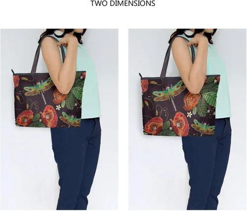 Vista 7 de Bolso de mano para mujer, bolso de hombro con asa superior