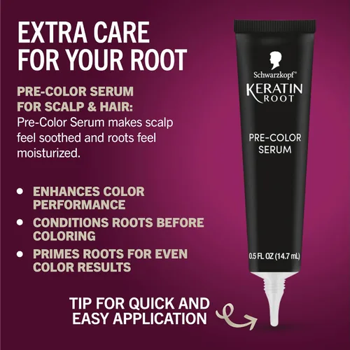 Vista 2 de Schwarzkopf® Keratin Root 1.0 Black Permanent Root Hair Dye Negro