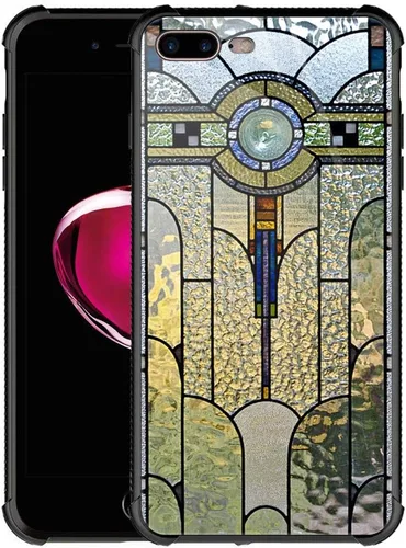 Vista 21 de CARLOCA Funda compatible con iPhone 8 Plus, iPhone 7 Plus para hombres y niños, increíble diseño de patrón de luz espacial nebulosa, a prueba