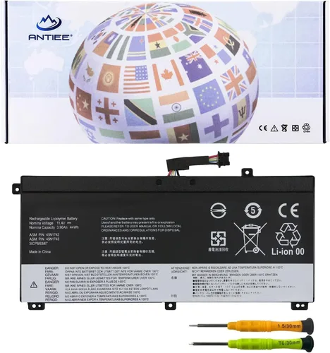 Vista 8 de 00UR891 01AV493 SB10L84121 Reemplazo de batería para portátil Lenovo ThinkPad T570 T580 P51S P52S Series 00UR890 00UR892 SB10L84121 SB10L84122