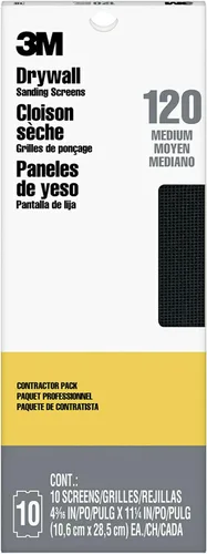 Vista 12 de 3M Pantallas de Lijado para Paneles de Yeso, 4 3/16 in x 11 1/4 in, 150 grano, 10 hojas