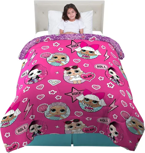 Vista 38 de Franco Ropa de cama para niños, edredón de microfibra suave, individual, Hello Kitty
