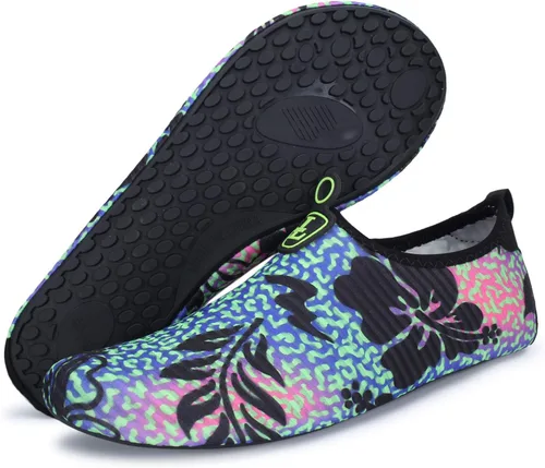 Vista 5 de L-RUN - Calcetines acuáticos para mujer y hombre, para correr, bucear, surfear, nadar, playa, yoga, de secado rápido