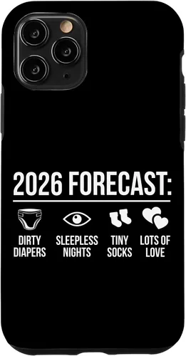 Vista 29 de Funny New Parents Future Mom Dad to Be 2026 Expecting Couple Case for iPhone 17