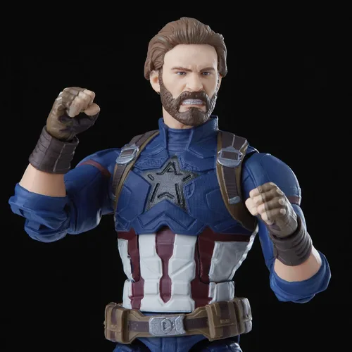 Vista 7 de Marvel Hasbro Avengers Infinity Hasbro Legends Series - Figura de acción del Capitán América (5.9 in), diseño premium, incluye 5 accesorios