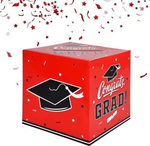 Vista 7 de Gatherfun Decoraciones de graduación 2026 Caja de tarjetas de graduación para regalo, regalos de fiesta de graduación, suministros de fiesta