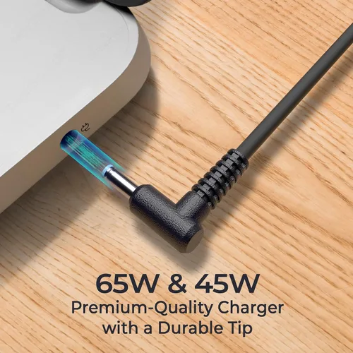 Vista 12 de PowerSource Adaptador de CA HP Smart Blue Tip de 19.5V 65W 45W Certificado UL de 14 Pies de Largo para Muchos Modelos Incluyendo X360 Pavilion