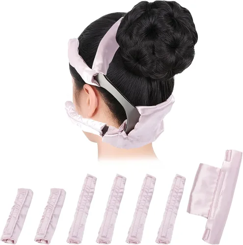 Vista 10 de 7 fundas de correa CPAP de satén, cómodas cubiertas de correa de máscara CPAP (negro)