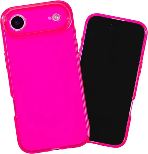 Vista 16 de SteepLab Neon Highlighter - Funda para iPhone 12 Pro Max, funda Grippy Jelly con bolsillos protectores de aire (amarillo neón llamativo)