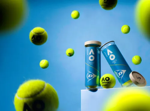 Vista 4 de Pelotas de tenis oficiales del Dunlop Australian Open