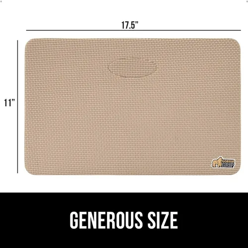 Vista 9 de GORILLA GRIP Almohadilla de Espuma Suave para Arrodillarse Extra Gruesa, Patente Pendiente, Cojín de Rodillas Grandes para Jardinería, Baño