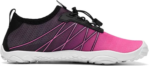 Vista 7 de HIITAVE Zapatos de agua antideslizantes, zapatos acuáticos descalzos, de secado rápido, ligeros con playa, río, piscina, para hombres y mujeres