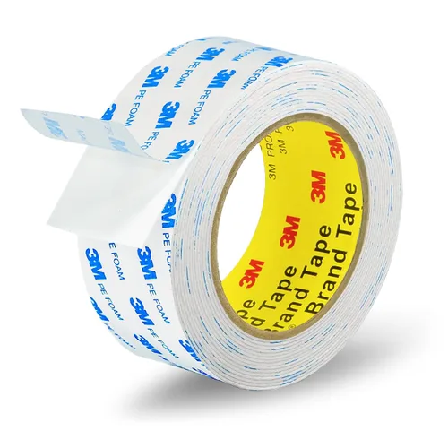Vista 9 de 3M - Cinta de doble cara de 0.39 pulgadas x 16.5 pies, sin residuos, tiras para colgar cuadros, cinta de montaje resistente, cinta de espuma