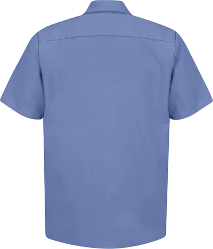 Vista 2 de Red Kap Camisa de trabajo industrial para hombre ajuste regular manga corta