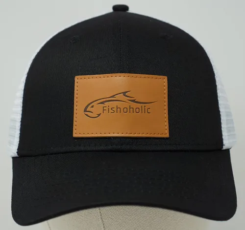 Vista 5 de Fishoholic Gorra de pesca de béisbol Snapback - Malla de camionero de pesca regalo para papá padre